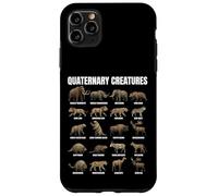Carta de Criaturas cuaternarias Pleistoceno Megafauna Animales Carcasa para iPhone 11 Pro MAX
