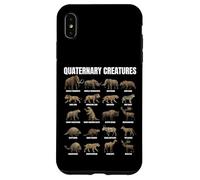 Carta de Criaturas cuaternarias Pleistoceno Megafauna Animales Carcasa para iPhone XS MAX