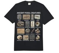 Carta de Criaturas fósiles Antiguas - Vida prehistórica Comfort Colors Adult Heavyweight T-Shirt