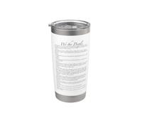 Carta de Derechos de los Estados Unidos Constitución de los Estados Unidos Vaso térmico de acero inoxidable de doble pared