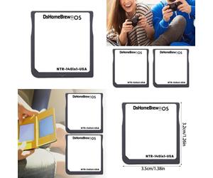 Carta de juego 140 In1 Compilación Tarjeta de juego Jugador portátil para NS