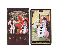 Carta de tarot, 78 barajas de teatro de fantasía, cartas de adivinación con significados, juego de adivinación mística, juego de lectura familiar para principiantes, expertos, adivinación, uso de