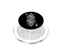 Carta de Tarot astrológico con Calavera de Zombi Egipcio Malvado del Rey faraón PopSockets PopGrip para MagSafe