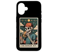 Carta de Tarot con Forma de Esqueleto de Hamburguesa The Burger Boy Witchy Moon Carcasa para iPhone 16