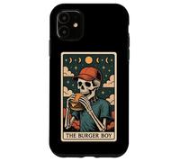 Carta de Tarot con Forma de Esqueleto de Hamburguesa The Burger Boy Witchy Moon Carcasa para iPhone 11
