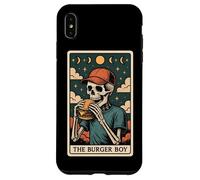 Carta de Tarot con Forma de Esqueleto de Hamburguesa The Burger Boy Witchy Moon Carcasa para iPhone XS MAX