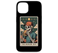 Carta de Tarot con Forma de Esqueleto de Hamburguesa The Burger Boy Witchy Moon Carcasa para iPhone 13