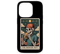 Carta de Tarot con Forma de Esqueleto de Hamburguesa The Burger Boy Witchy Moon Carcasa para iPhone 14 Pro