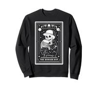 Carta de Tarot con Forma de Esqueleto de Hamburguesa The Burger Boy Witchy Moon Sudadera