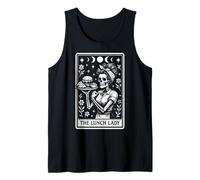 Carta de Tarot con Forma de Esqueleto de trabajadora de cafetería de The Lunch Lady, Bruja Camiseta sin Mangas
