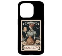 Carta de Tarot de The Cake Lady Cake Baker Cake Baking con Forma de Esqueleto Carcasa para iPhone 15 Pro