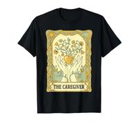 Carta de Tarot El Cuidador Art Nouveau Heart Vintage Nursing Camiseta