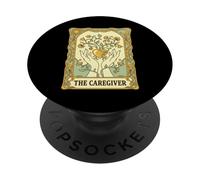 Carta de Tarot El Cuidador Art Nouveau Heart Vintage Nursing PopSockets PopGrip Adhesivo