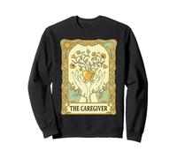 Carta de Tarot El Cuidador Art Nouveau Heart Vintage Nursing Sudadera