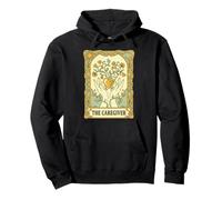 Carta de Tarot El Cuidador Art Nouveau Heart Vintage Nursing Sudadera con Capucha
