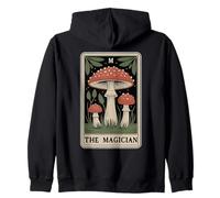 Carta de Tarot Fly Agaric Amanita Muscaria Mushroom The Magician Sudadera con Capucha