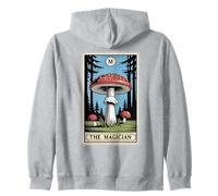 Carta de Tarot Fly Agaric Amanita Muscaria Mushroom The Magician Sudadera con Capucha