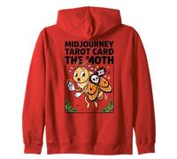 Carta de Tarot Midjourney The Moth Goth XIII Cute Sudadera con Capucha