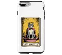 Carta de Tarot para gatos Hiss Majesty Cute Cat Litter Box Funny Cat Carcasa para iPhone 7 Plus/8 Plus