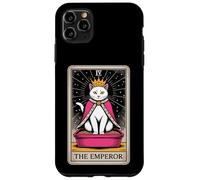 Carta de Tarot para gatos The Emperor Cute Cat Litter Box Funny Cat Carcasa para iPhone 11 Pro Max