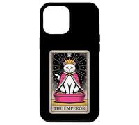 Carta de Tarot para gatos The Emperor Cute Cat Litter Box Funny Cat Carcasa para iPhone 12 Pro Max