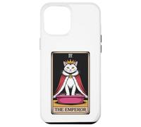 Carta de Tarot para gatos The Emperor Cute Cat Litter Box Funny Cat Carcasa para iPhone 12 Pro Max