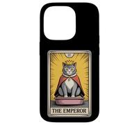 Carta de Tarot para gatos The Emperor Cute Cat Litter Box Funny Cat Carcasa para iPhone 14 Pro