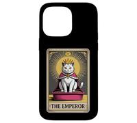Carta de Tarot para gatos The Emperor Cute Cat Litter Box Funny Cat Carcasa para iPhone 14 Pro Max