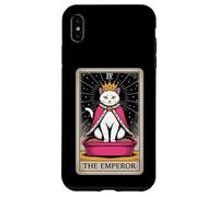 Carta de Tarot para gatos The Emperor Cute Cat Litter Box Funny Cat Carcasa para iPhone XS Max