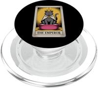 Carta de Tarot para gatos The Emperor Cute Cat Litter Box Funny Cat PopSockets PopGrip para MagSafe