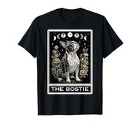 Carta de Tarot para Perros Boston Terrier The Bostie Witchy Moon Camiseta