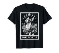 Carta de Tarot para Perros Boston Terrier The Bostie Witchy Moon Camiseta