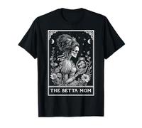 Carta de Tarot The Betta Mom Betta Fish Aquarist Aquarist Witchy Camiseta