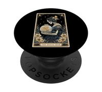 Carta de Tarot The Betta Mom Betta Fish Aquarist Aquarist Witchy PopSockets PopGrip Adhesivo