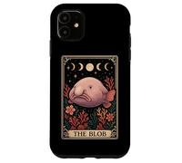 Carta de Tarot The Blob Blobfish Fish Witchy Moon Carcasa para iPhone 11