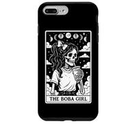 Carta de Tarot The Boba Girl Bubble Tea Milk Tea Witchy Moon Carcasa para iPhone 7 Plus/8 Plus