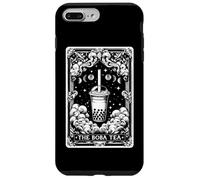Carta de Tarot The Boba Tea Bubble Tea Milk Tea Witchy Moon Carcasa para iPhone 7 Plus/8 Plus