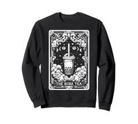 Carta de Tarot The Boba Tea Bubble Tea Milk Tea Witchy Moon Sudadera