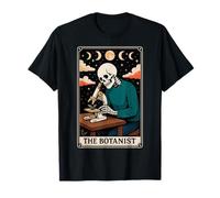 Carta de Tarot The Botanist Botany Gardening Plant Witchy Moon Camiseta