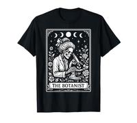 Carta de Tarot The Botanist Botany Gardening Plant Witchy Moon Camiseta
