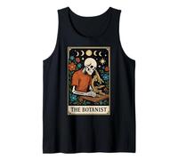 Carta de Tarot The Botanist Botany Gardening Plant Witchy Moon Camiseta sin Mangas