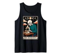 Carta de Tarot The Botanist Botany Gardening Plant Witchy Moon Camiseta sin Mangas