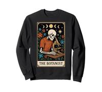Carta de Tarot The Botanist Botany Gardening Plant Witchy Moon Sudadera
