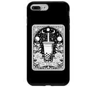 Carta de Tarot The Bubble Tea Boba Milk Tea Witchy Moon Carcasa para iPhone 7 Plus/8 Plus