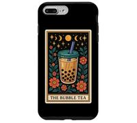 Carta de Tarot The Bubble Tea Boba Milk Tea Witchy Moon Carcasa para iPhone 7 Plus/8 Plus