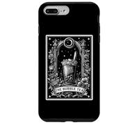 Carta de Tarot The Bubble Tea Boba Tea Milk Tea Witchy Moon Carcasa para iPhone 7 Plus/8 Plus