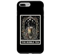 Carta de Tarot The Bubble Tea Boba Tea Milk Tea Witchy Moon Carcasa para iPhone 7 Plus/8 Plus