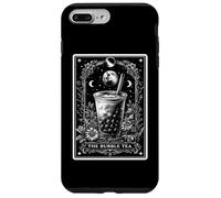 Carta de Tarot The Bubble Tea Boba Tea Milk Tea Witchy Moon Carcasa para iPhone 7 Plus/8 Plus