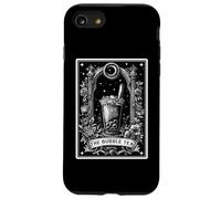 Carta de Tarot The Bubble Tea Boba Tea Milk Tea Witchy Moon Carcasa para iPhone SE (2020) / 7/8