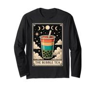 Carta de Tarot The Bubble Tea Boba Tea Milk Tea Witchy Moon Manga Larga